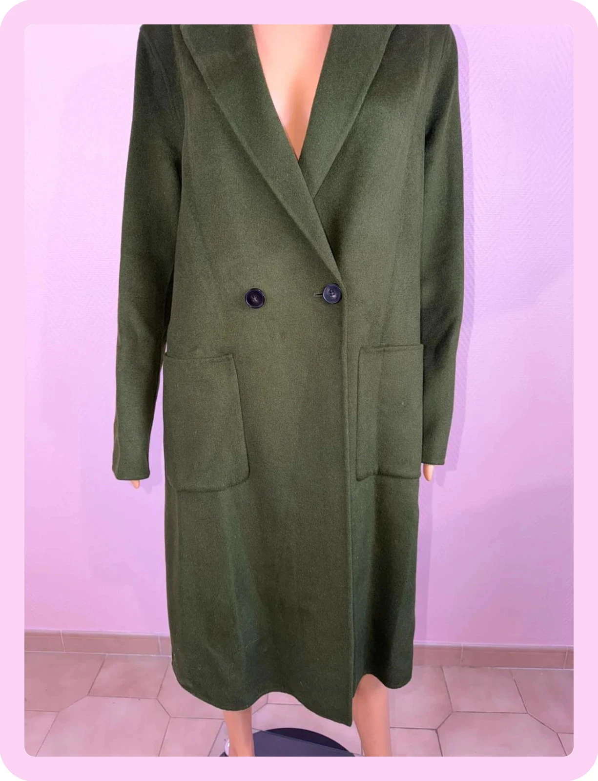 Zara women's coat size l never worn – photo 3